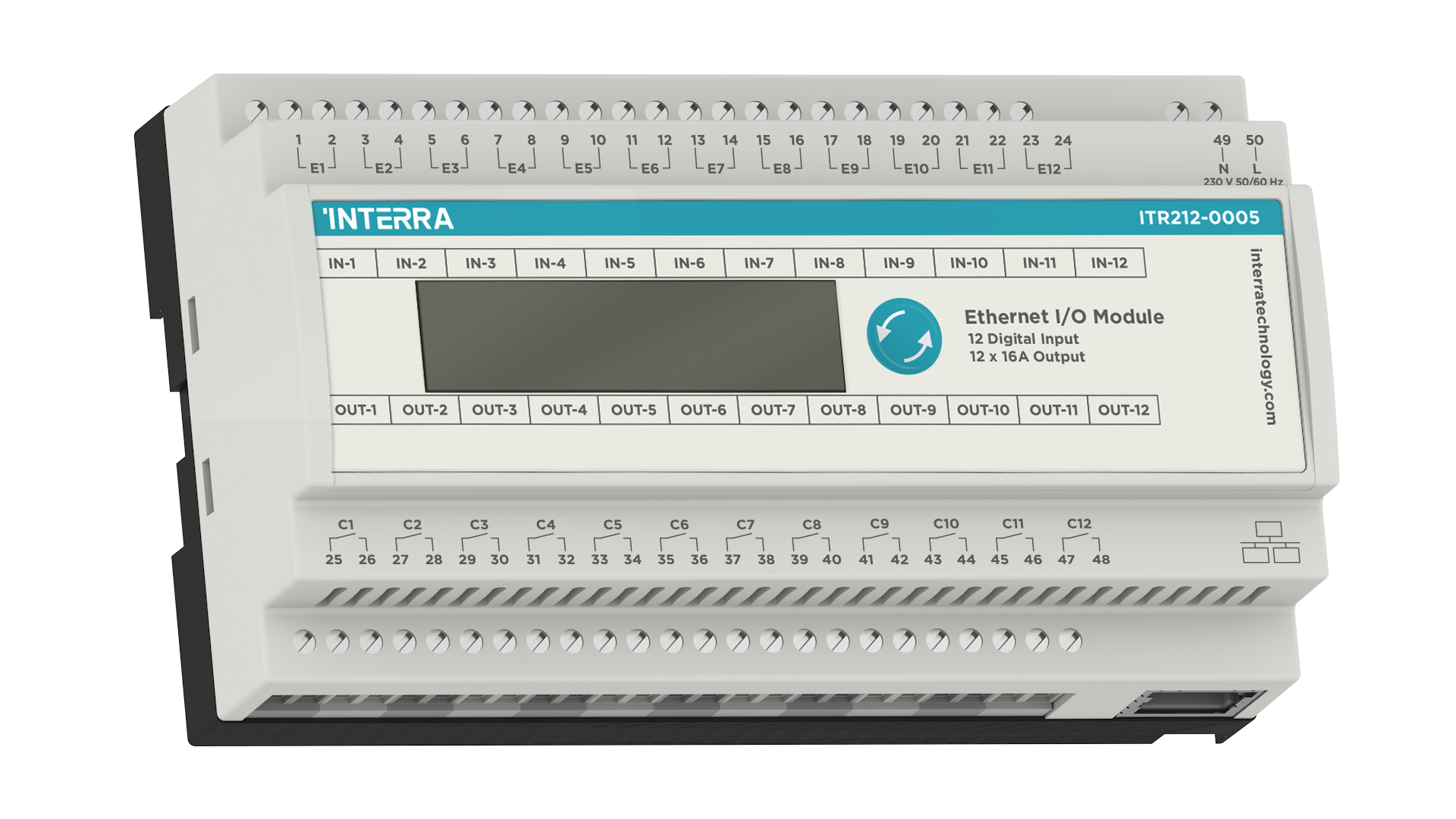 12 Kanal Ethernet I/O Modul