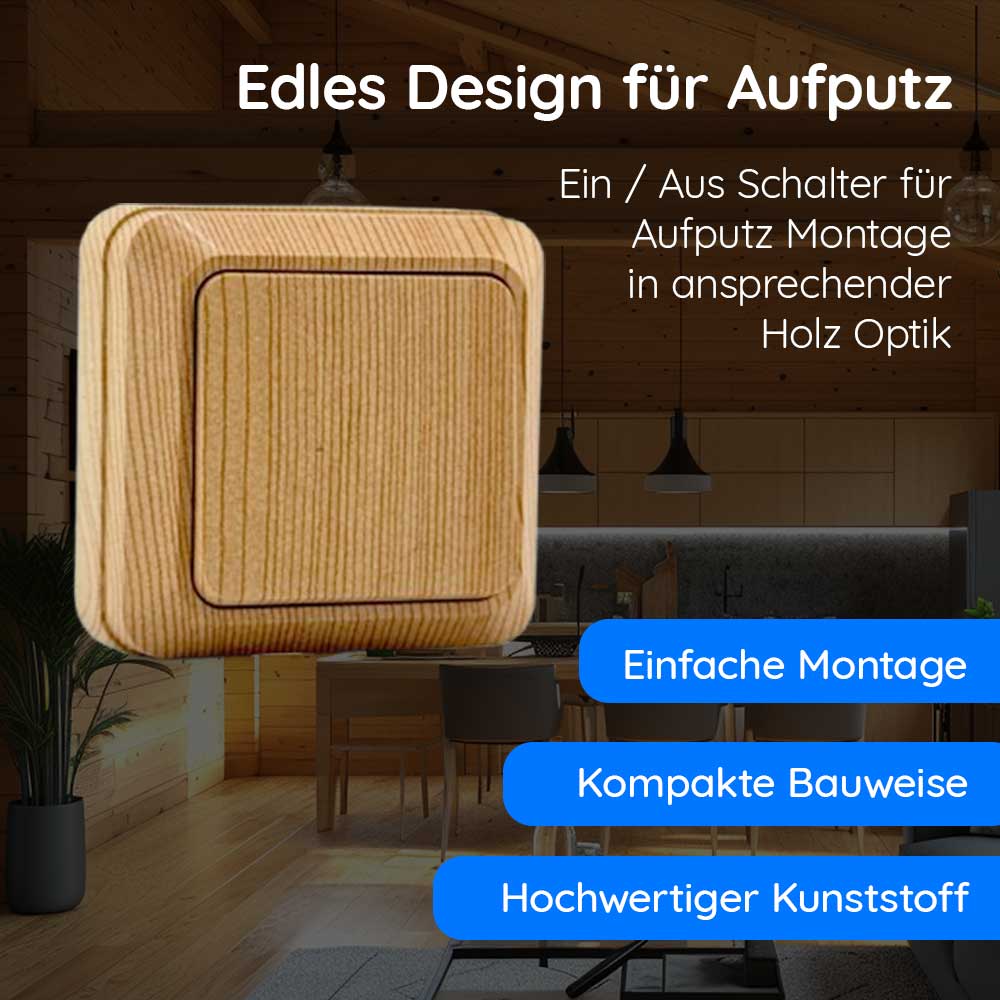 Schalter Ahorn · NOELA Schalter Ahorn · NOELA