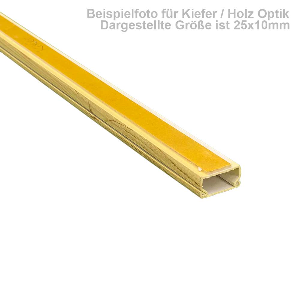 Kabelkanal Kiefer / Fichte - 2x1m 12X12X2000mm Kiefer / Fichte- 2x1m