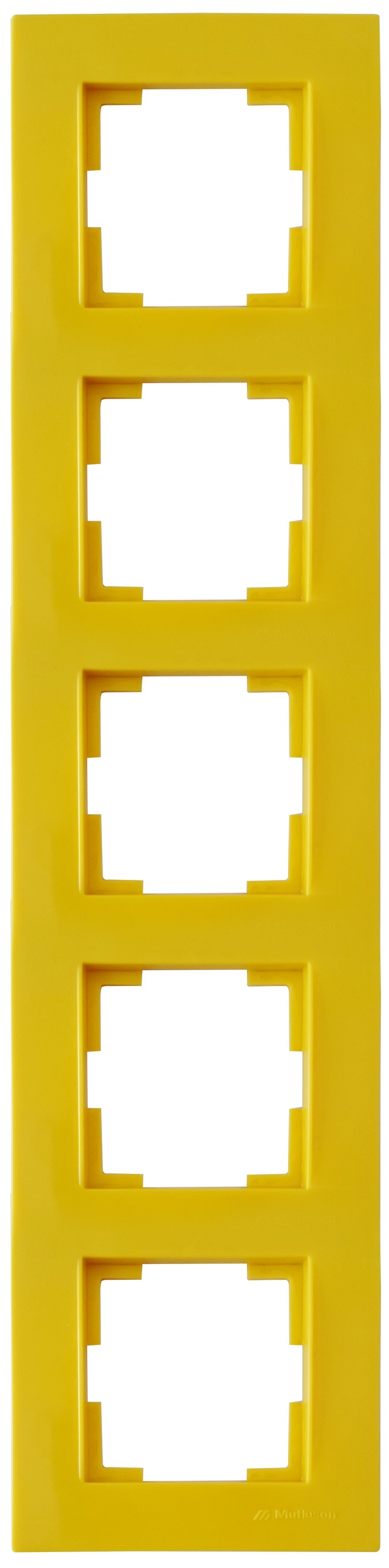 5 fach Rahmen vertikal Gelb (RITA Pastell Farben)