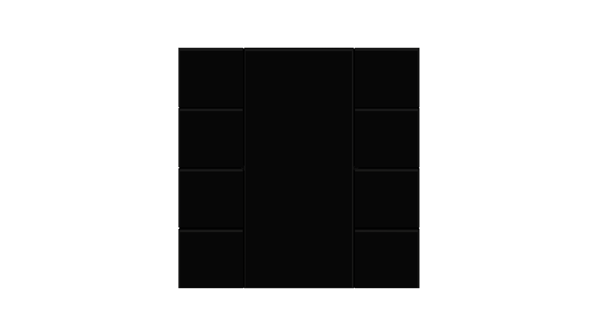 KNX Taster iSwitch · Glas Schwarz