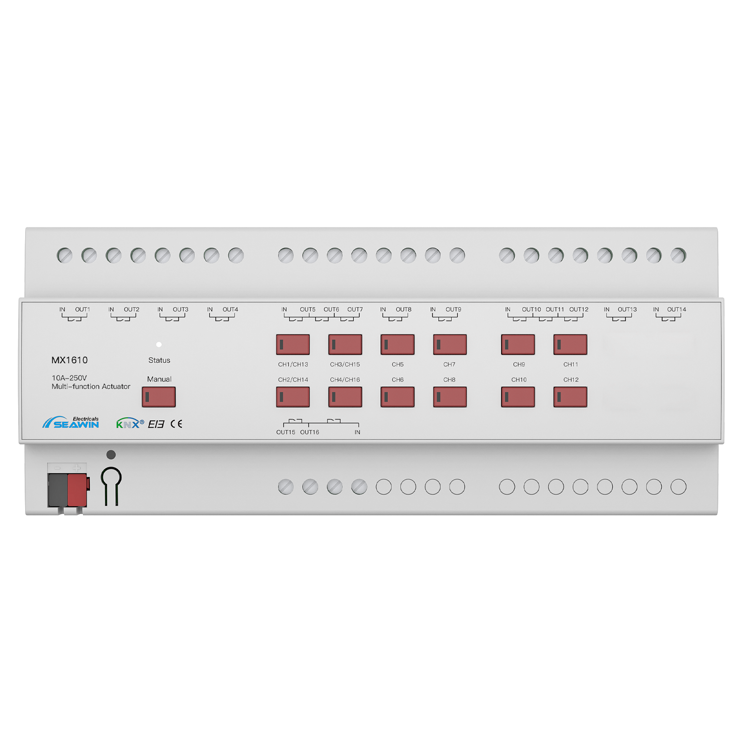 16 fach KNX Kombiaktor 10A 16 fach KNX Kombiaktor 10A