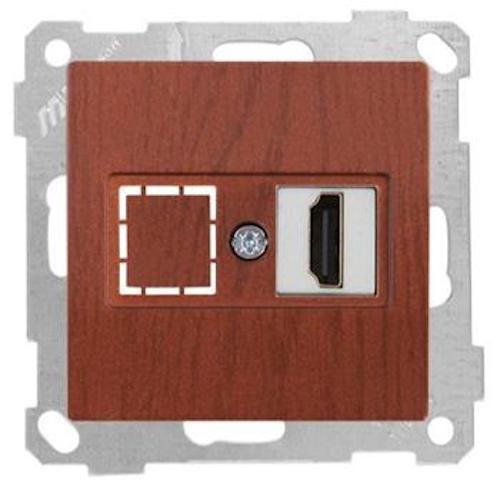 HDMI Anschluss Kirsche (CANDELA Holz Optik) HDMI Anschluss Kirsche (CANDELA Holz Optik)