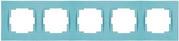 5 fach Rahmen horizontal Blau (RITA Pastell Farben) 5 fach Rahmen horizontal Blau (RITA Pastell Farben)