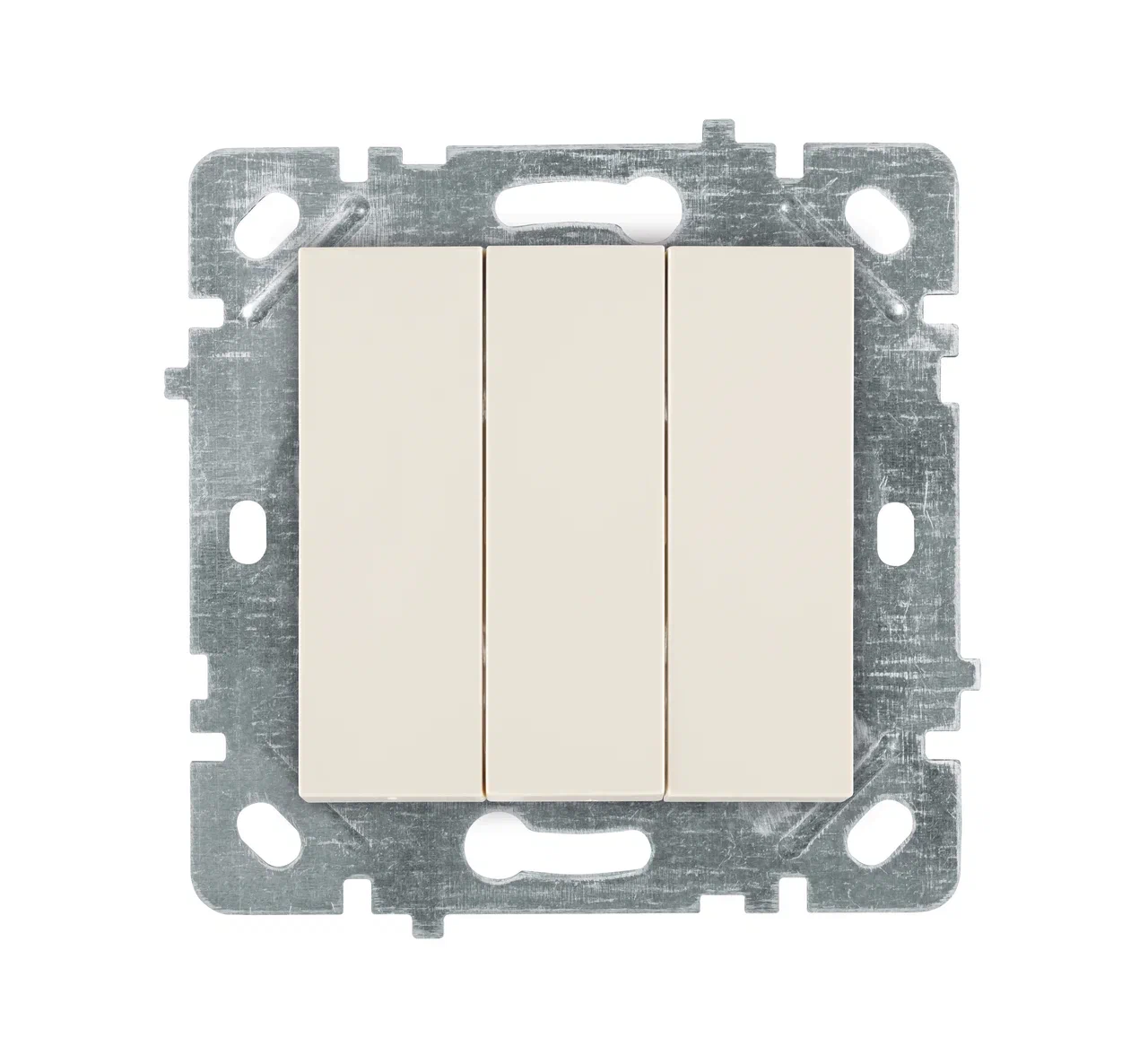 Dreifach-Lichtschalter Creme · SELENE