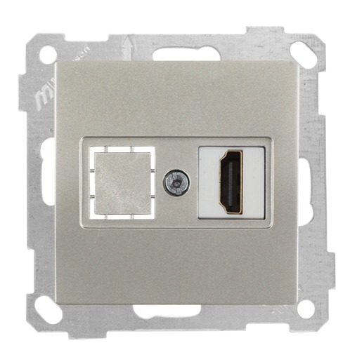 HDMI Anschluss Titan (CANDELA Metall Optik) HDMI Anschluss Titan (CANDELA Metall Optik)