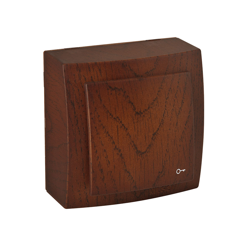 Türöffner Taster Walnuss · THEMIS Türöffner Taster Walnuss · THEMIS