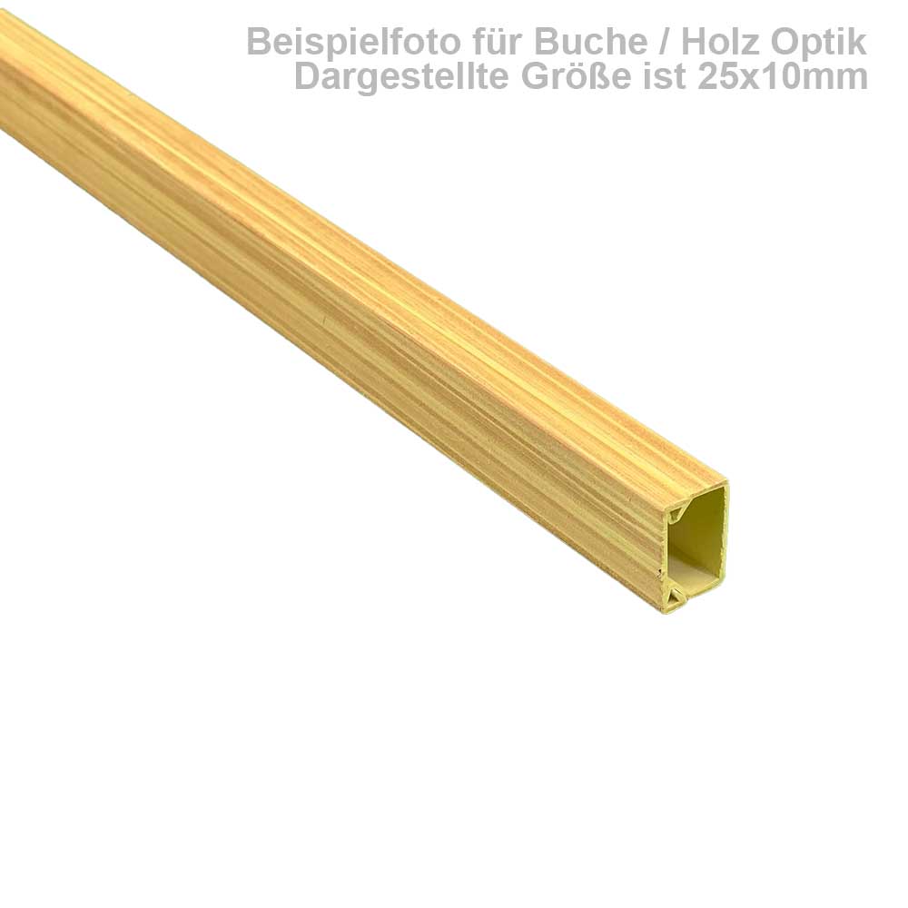 Kabelkanal Buche Hell 25X16x2000mm Buche Hell