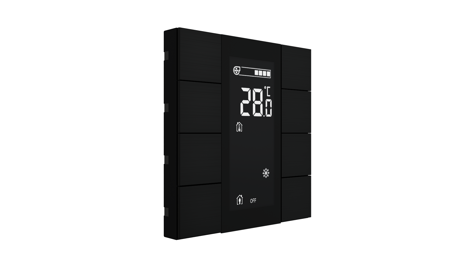 KNX Taster mit Display iSwitch · Aluminium Schwarz 8 KNX Taster mit Display iSwitch · Aluminium Schwarz 8