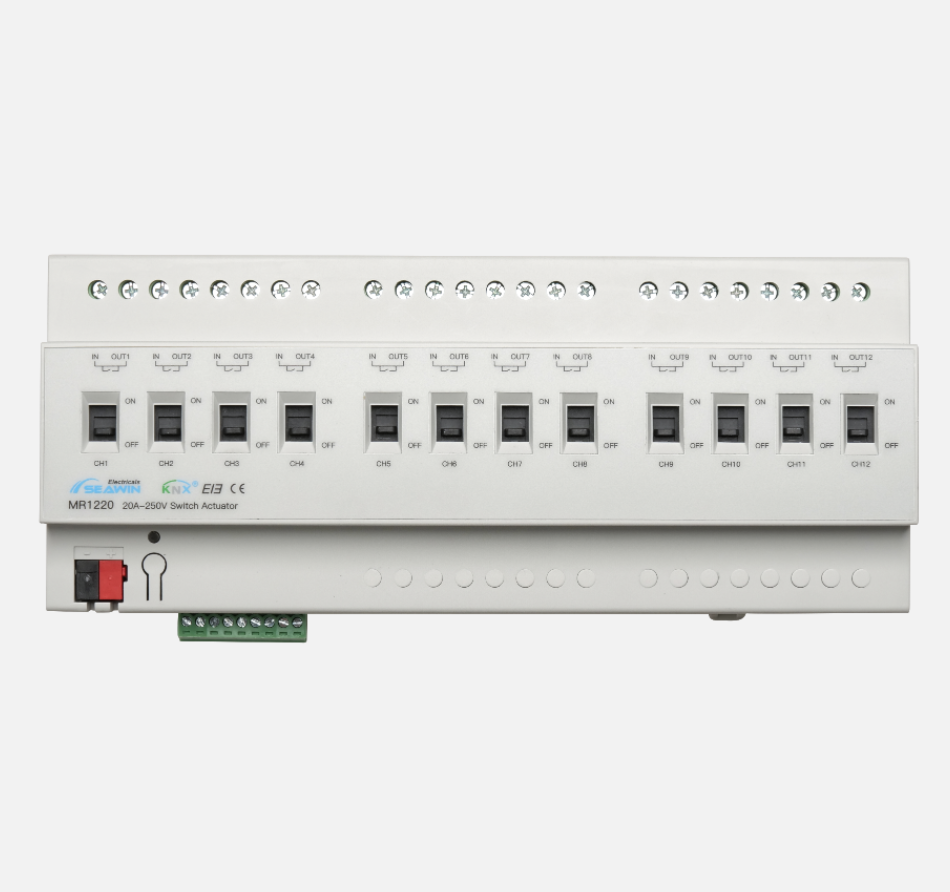 12 fach KNX Schaltaktor 20A 12 fach KNX Schaltaktor 20A