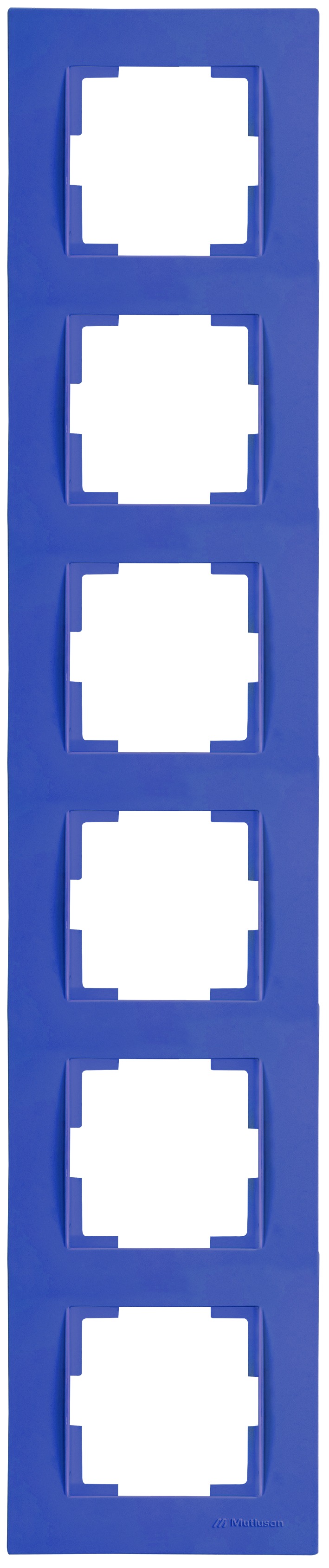 6 fach Rahmen vertikal Dunkel Lila (RITA Pastell Farben)
