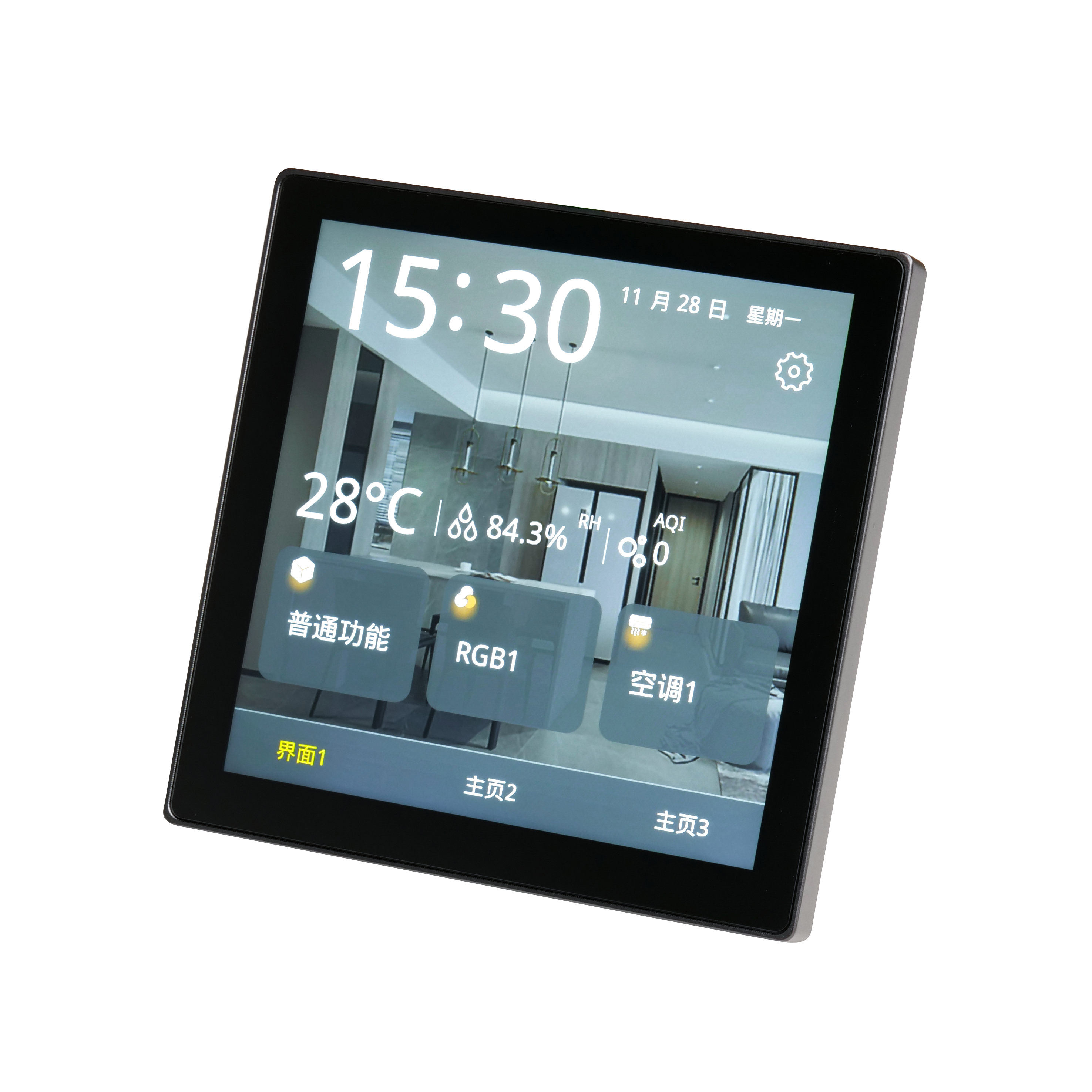 4 Zoll KNX Taster mit Touchdisplay