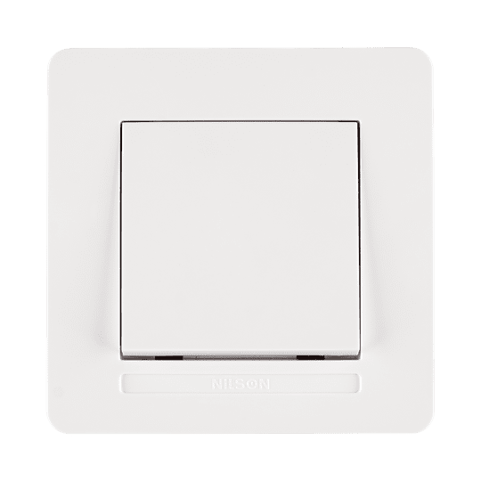 Schalter mit Rahmen Set Weiß UP - SELENE