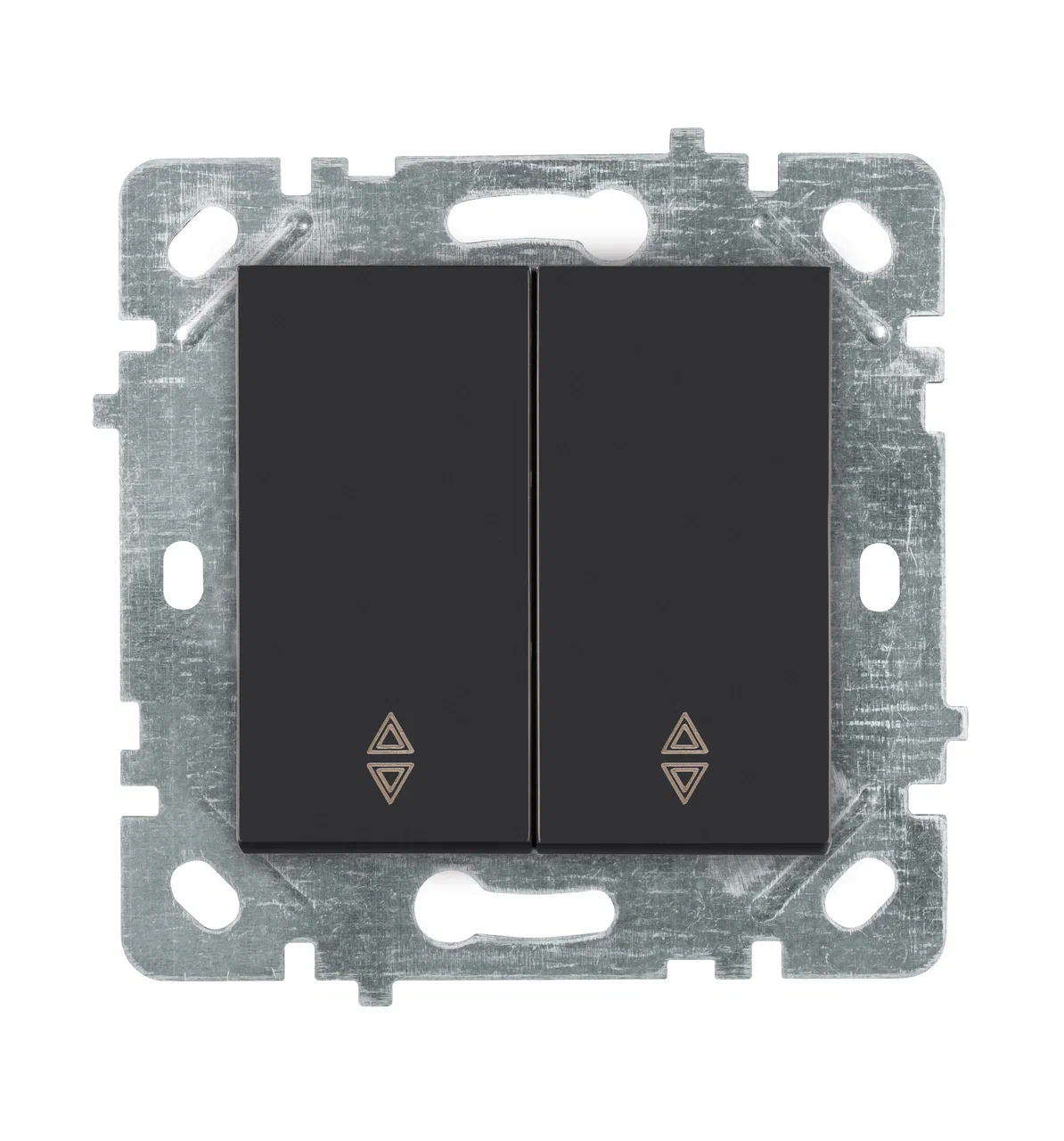 2fach Wechselschalter Anthrazit · SELENE