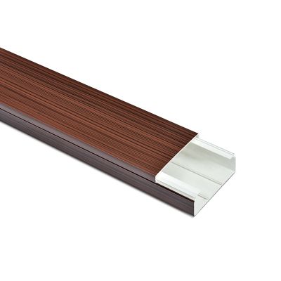 10x8 mm Kabelkanal Mahagoni Selbstklebend 1m