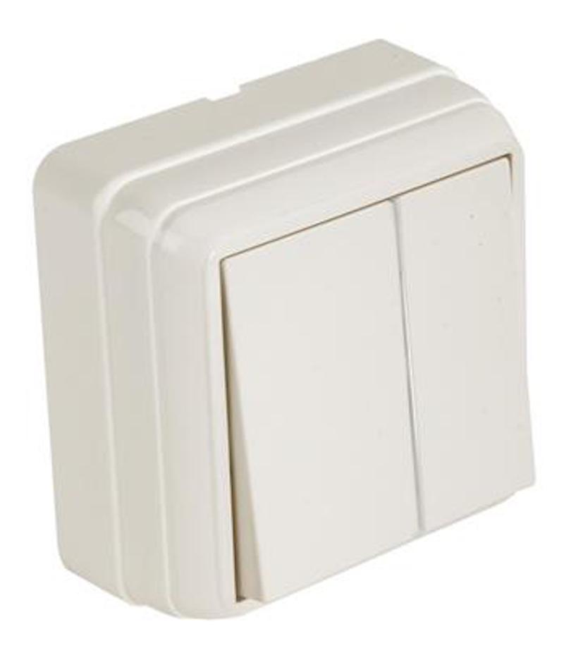 2 fach Schalter Creme · BRON 2 fach Schalter Creme · BRON