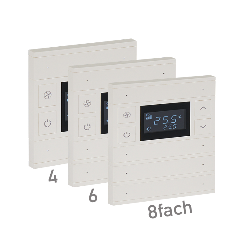 KNX Thermostattaster ORIA · Weiß KNX Thermostattaster ORIA · Weiß