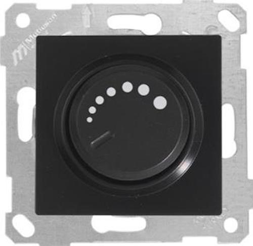 RC Dimmer 325W Schwarz Matt - RITA Schalterserie RC Dimmer 325W Schwarz Matt - RITA Schalterserie
