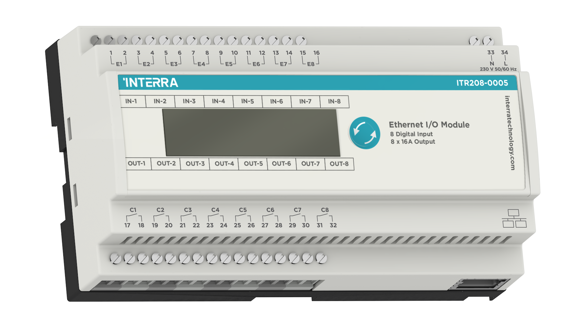 8 Kanal Ethernet I/O Modul
