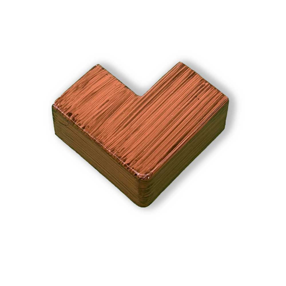15x15 mm L-Ecke Braun Dunkel 15x15 mm L-Ecke Braun Dunkel