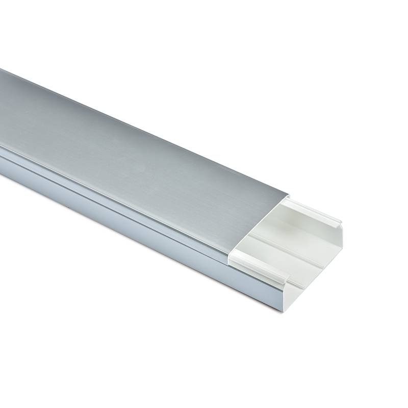 Farbmuster Kabelkanal Silber Farbmuster Kabelkanal Silber