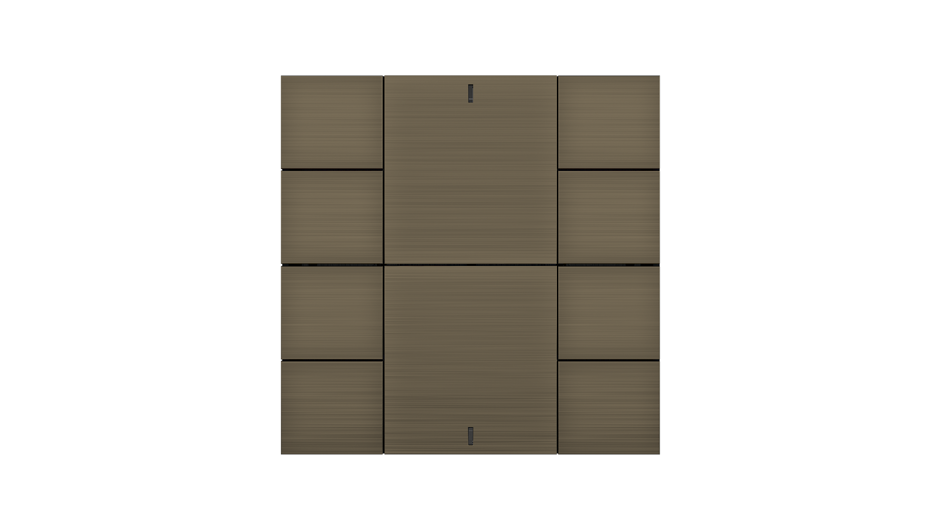 KNX Taster iSwitch+ Aluminium Bronze 10 Tasten