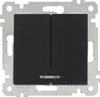Kontrollserienschalter Schwarz Matt - RITA Schalterserie Kontrollserienschalter Schwarz Matt - RITA Schalterserie