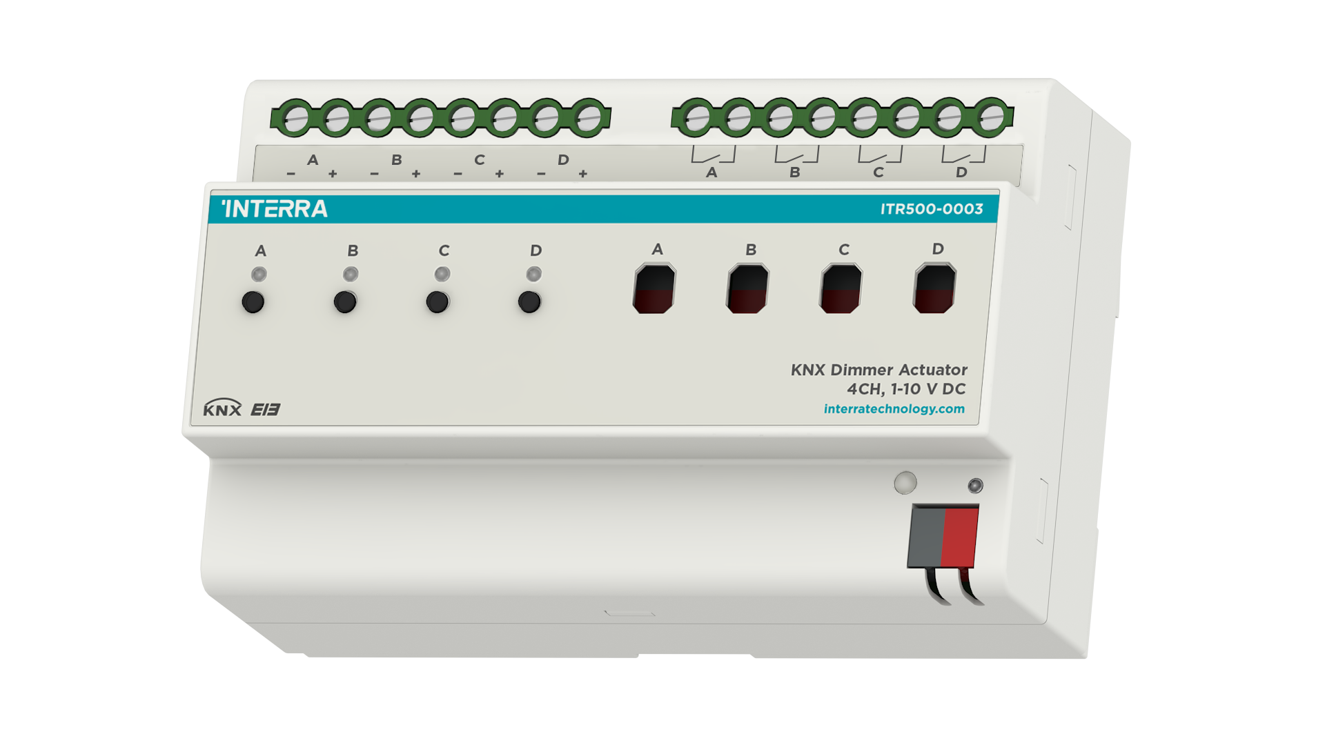 KNX Ballast Controller - 4 Ch (0/1-10V DC)