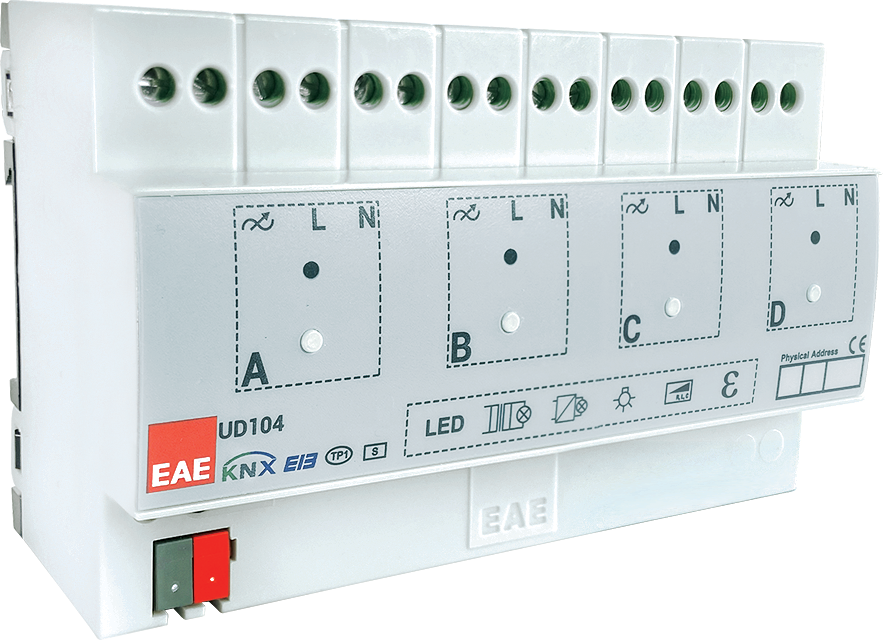KNX Dimmer 6 Kanal a 300W KNX Dimmer 6 Kanal a 300W
