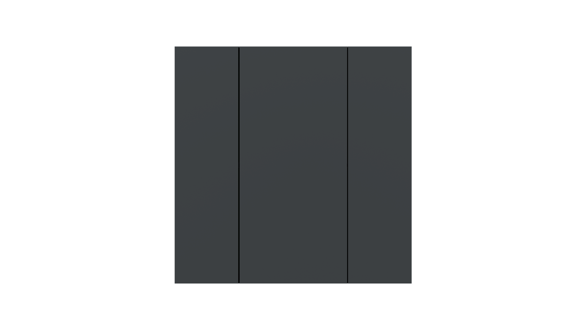 KNX Taster iSwitch+ anthrazit matt 2 Tasten