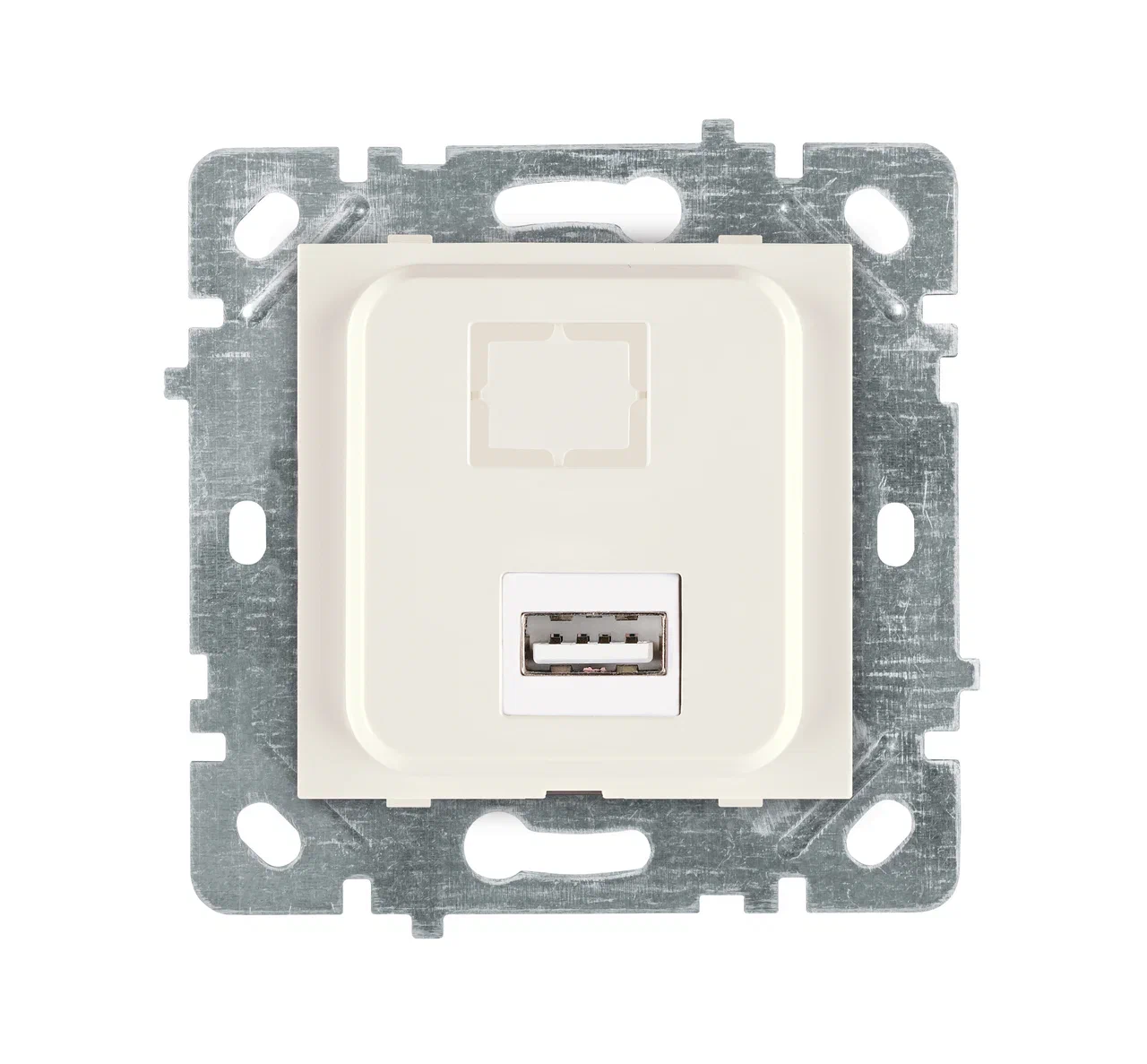 USB-Datenanschlussdose Creme · SELENE