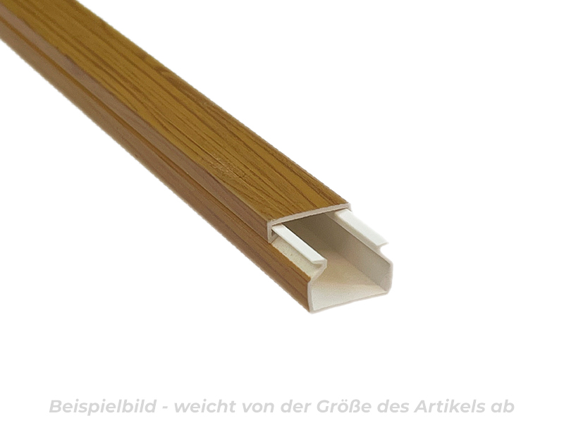Kabelkanal Eiche / Holz Optik (selbstklebend) - 2x 1m