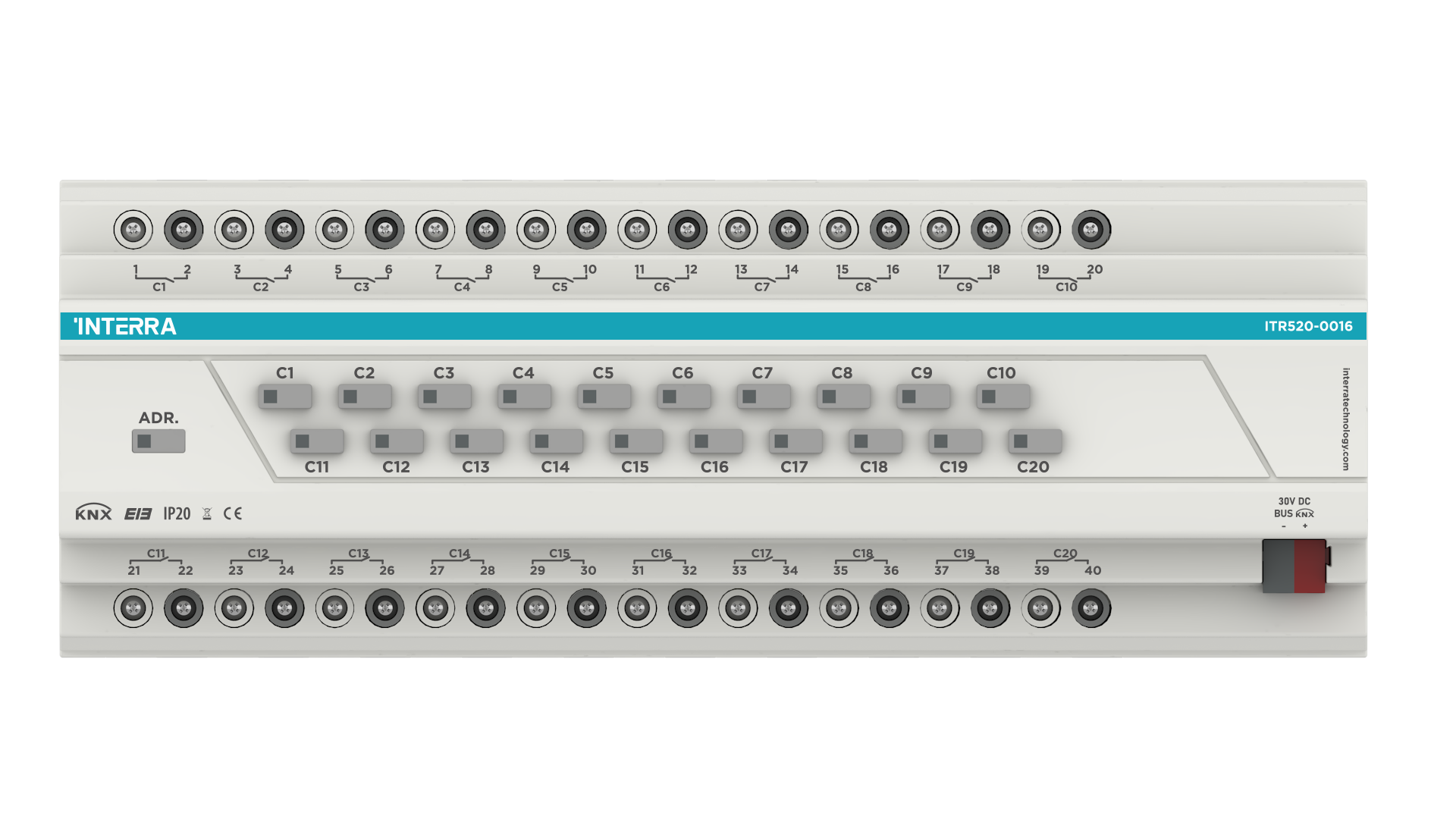 20-fach KNX Aktor / Kombiaktor 20-fach KNX Aktor / Kombiaktor