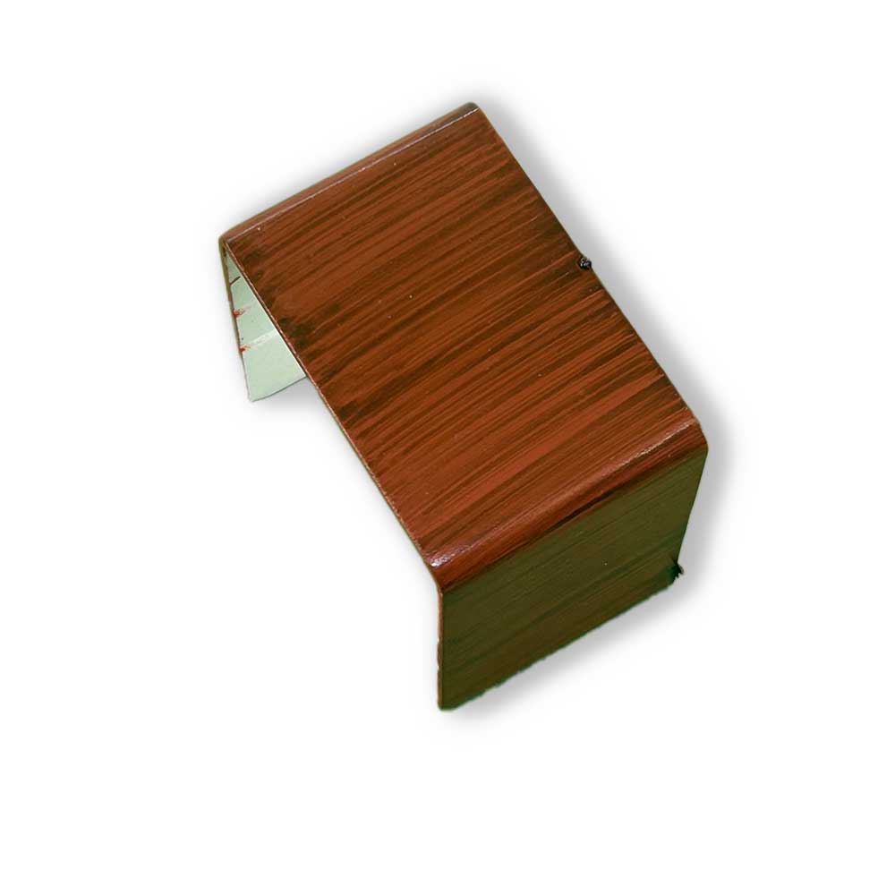 40x25 mm Kupplungsstück Merbau / Teak 40x25 mm Kupplungsstück Merbau / Teak