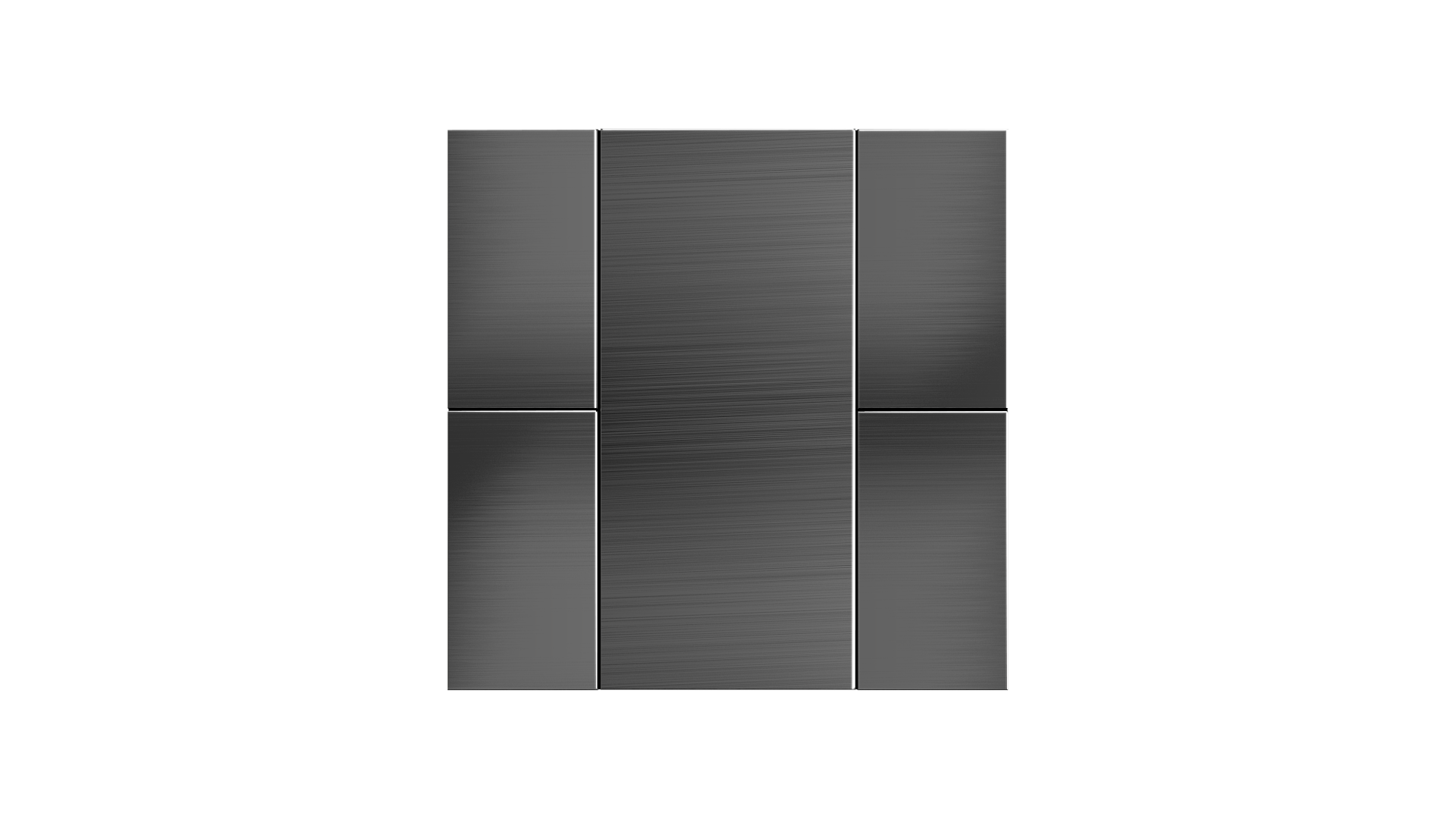 KNX Taster iSwitch · Edelstahl Natur