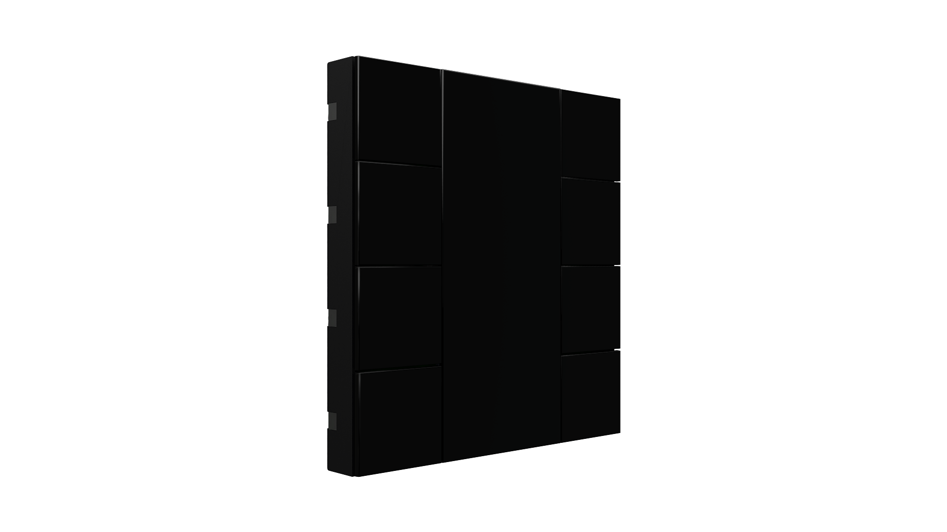 KNX Taster iSwitch+ schwarz 8 Tasten