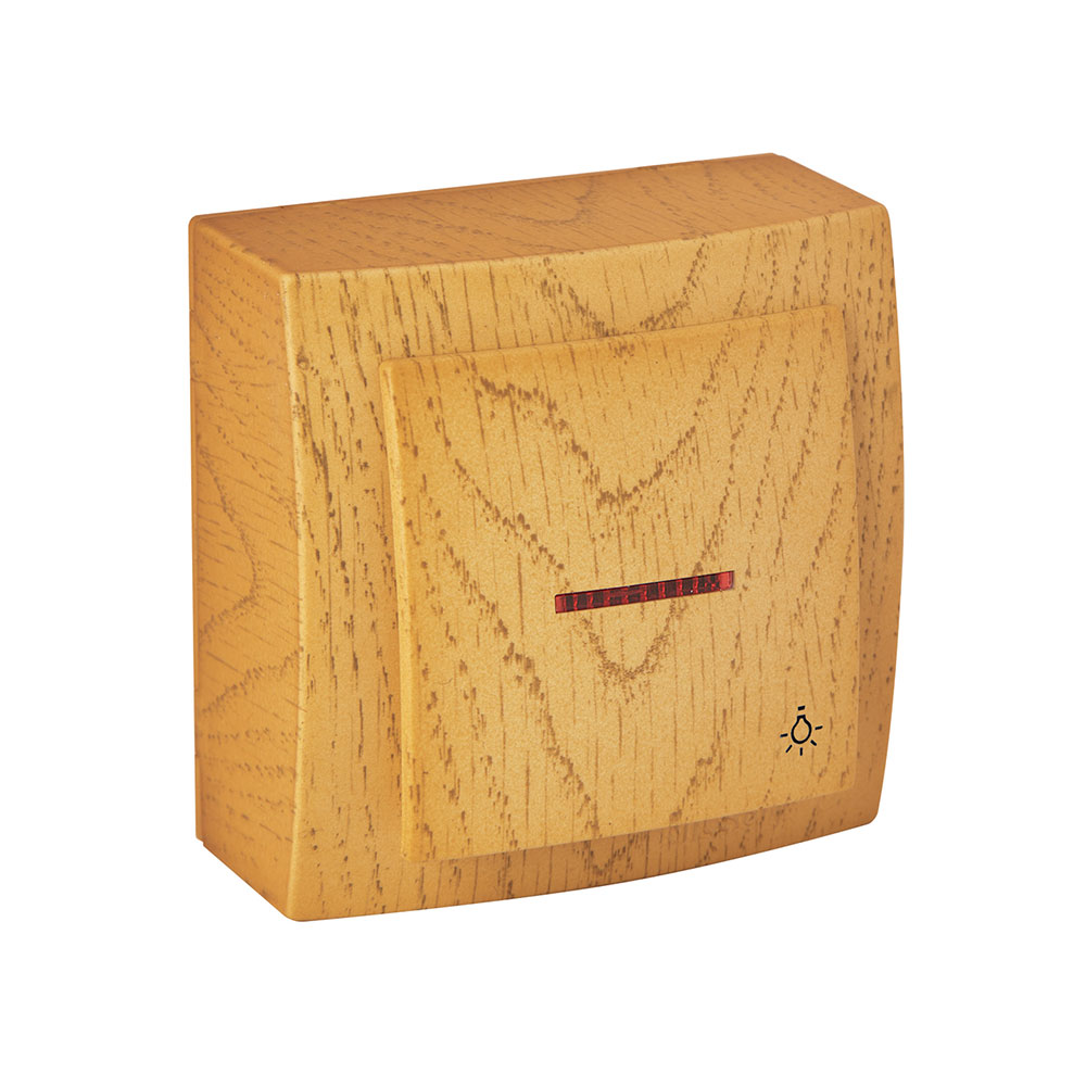 Kontrollichtschalter Eiche · THEMIS Kontrollichtschalter Eiche · THEMIS