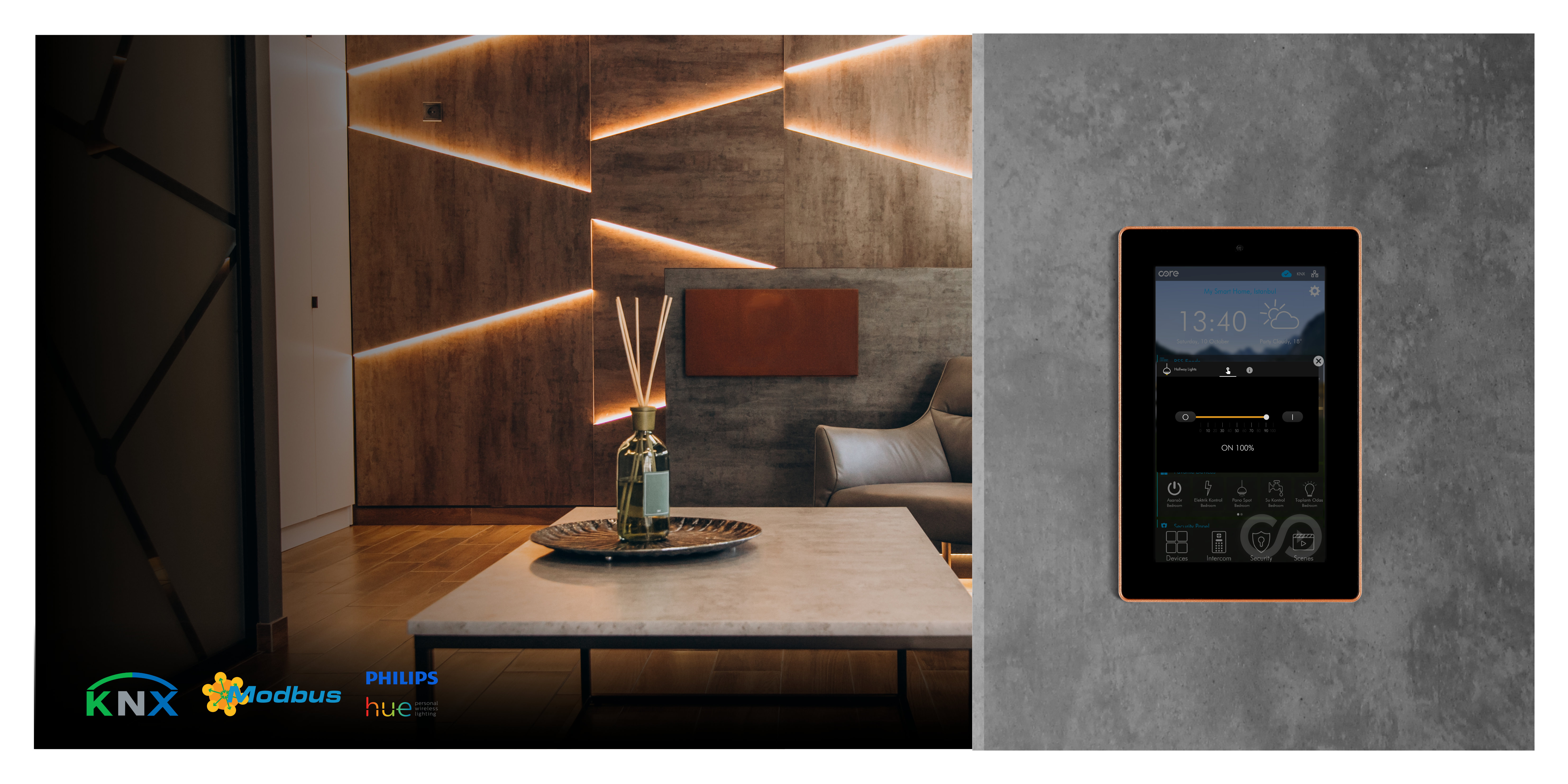 5 Zoll KNX Panel "Eclipse" Aluminium 5 Zoll KNX Panel "Eclipse" Aluminium