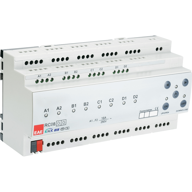 8 fach KNX Kombi Aktor 8 fach KNX Kombi Aktor