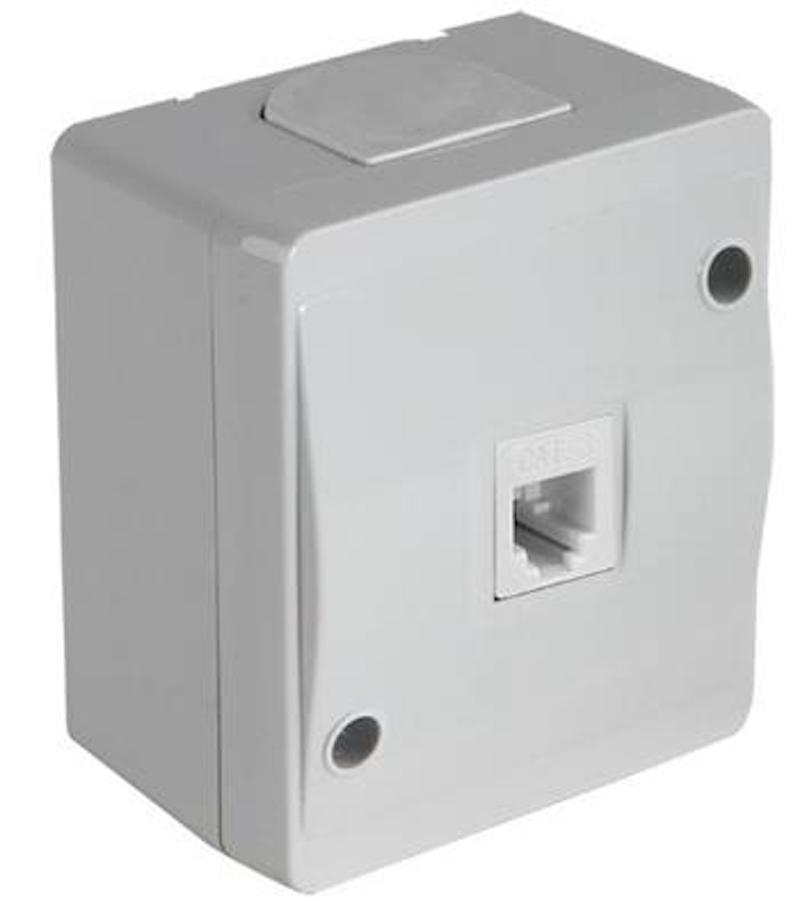Telefondose grau · Nemliyer IP44 Telefondose grau · Nemliyer IP44