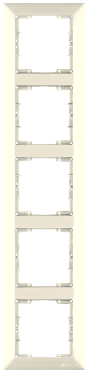 5 fach Rahmen vertikal Creme (CANDELA Standard) 5 fach Rahmen vertikal Creme (CANDELA Standard)