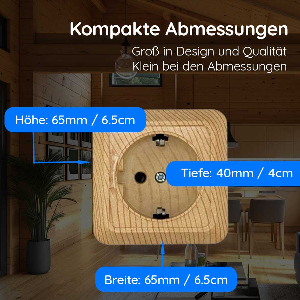 Steckdose Ahorn · NOELA