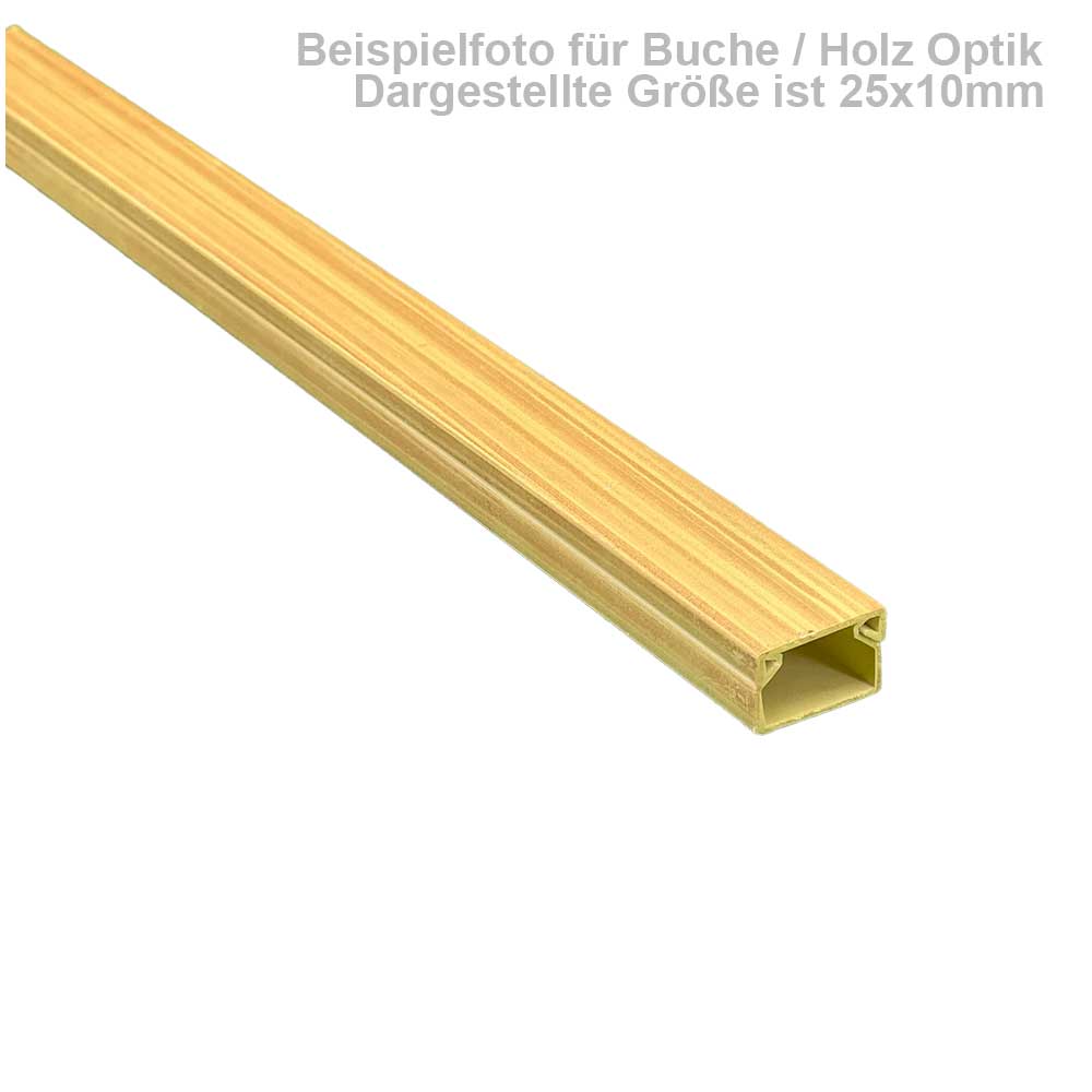 Kabelkanal Buche Hell 100X40x2000mm Buche Hell