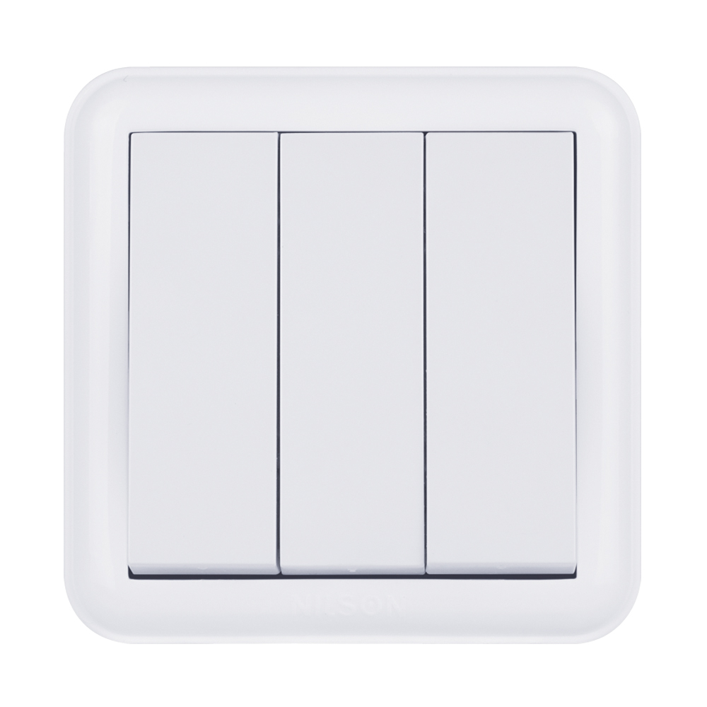 3fach Schalter Weiß · UNIQUE