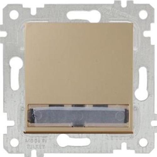 Schalter mit beleuchtetem Namensschild Gold Optik - RITA Schalterserie Schalter mit beleuchtetem Namensschild Gold Optik - RITA Schalterserie