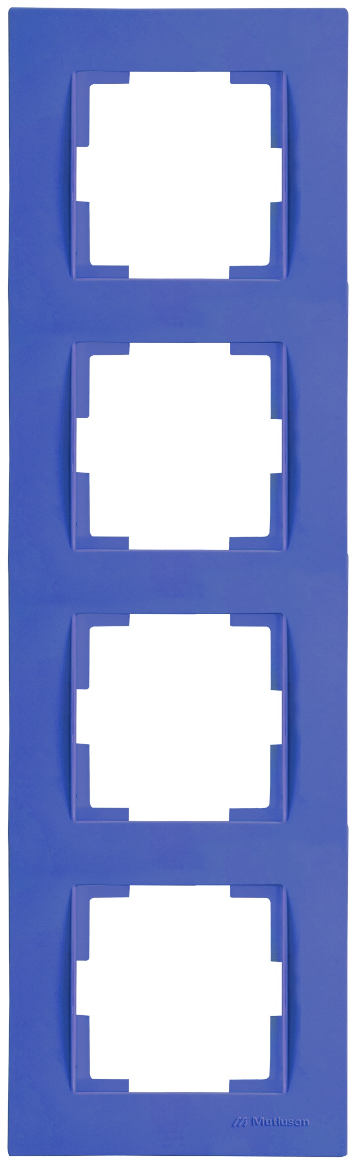 4 fach Rahmen vertikal Dunkel Lila (RITA Pastell Farben)