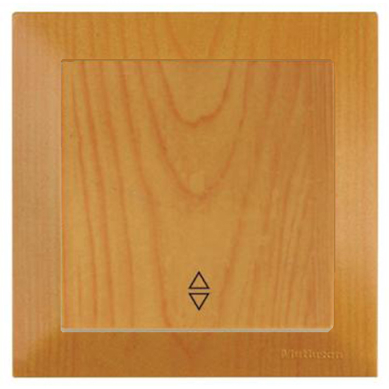 Wechselschalter mit Rahmen Eiche Holz Optik - CANDELA Schalterserie Wechselschalter mit Rahmen Eiche Holz Optik - CANDELA Schalterserie