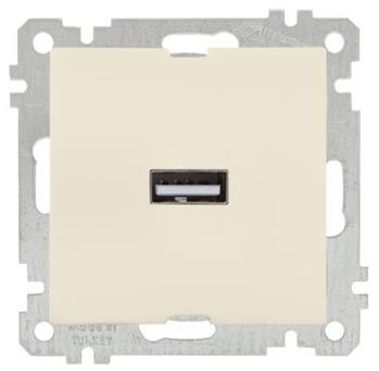 USB Steckdose mit Ladefunktion creme (CANDELA Standard) USB Steckdose mit Ladefunktion creme (CANDELA Standard)