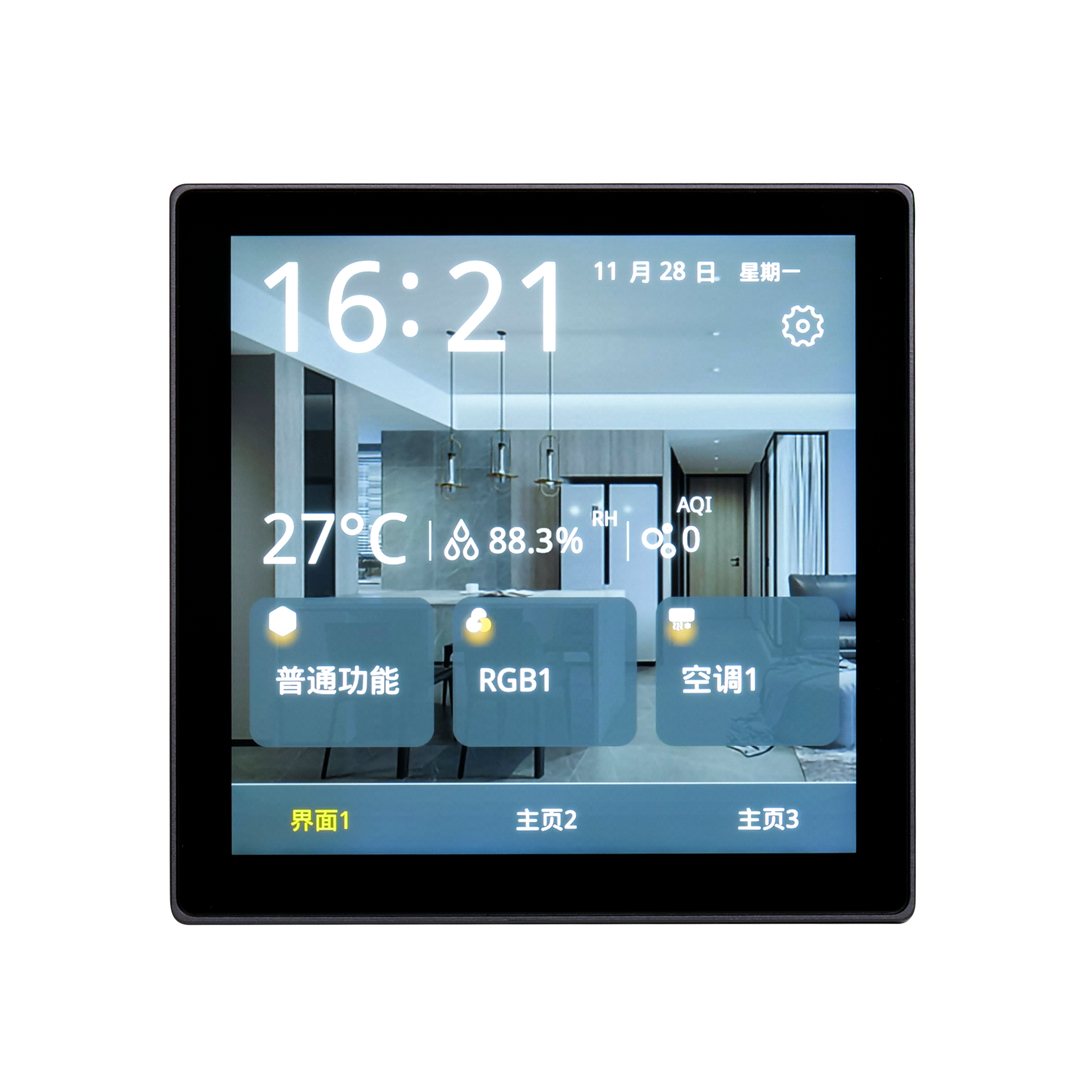 4 Zoll KNX Taster mit Touchdisplay