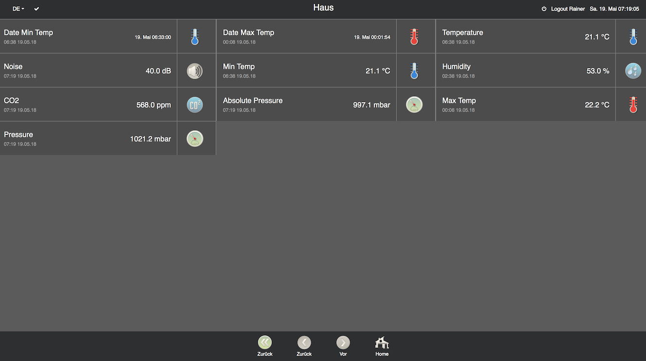 Xhome KNX Visualisierung 500 mit IP Router Xhome KNX Visualisierung 500 mit IP Router